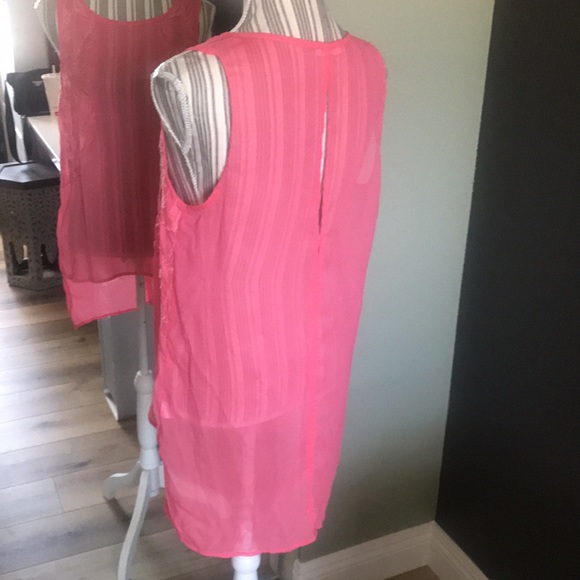 Lush, from Nordstrom, sleeveless coral top - Picture 5 of 6